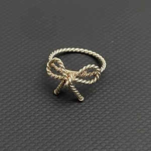 Tiffany Bow Sterling Silver Ring